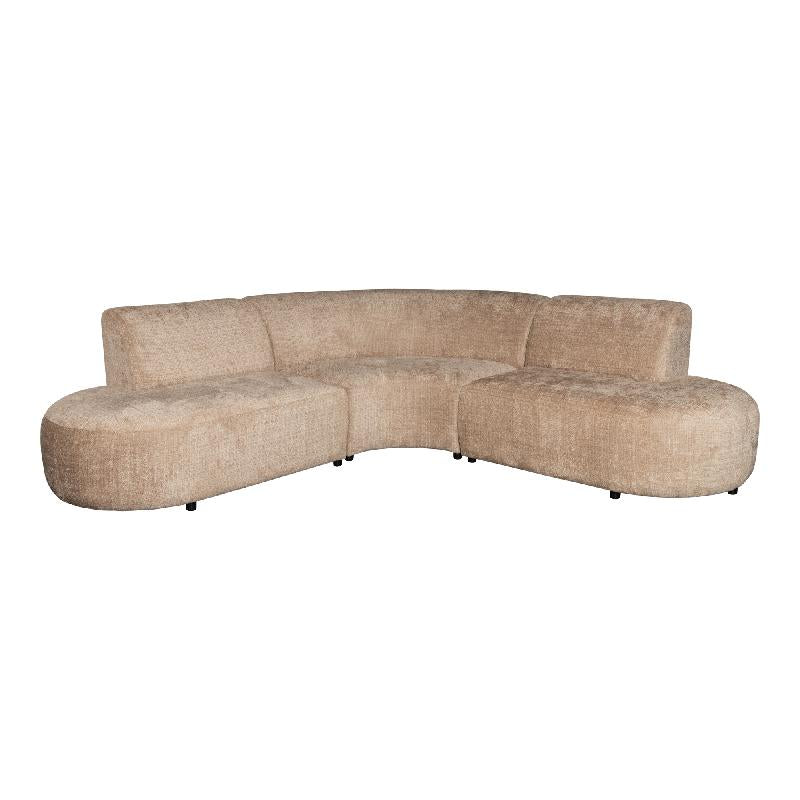 Sofa – Fabric Upholstery, Straight Design, Comfort Padding – Catania | PTMD