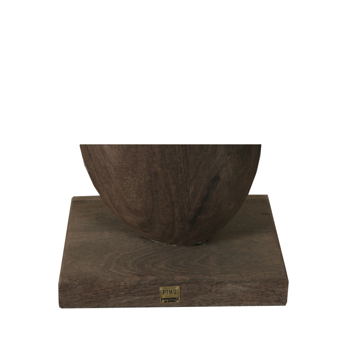 Statue – Kreis Design, Organische Form, Mangoholz Material, Braun, M – Kodey | PTMD