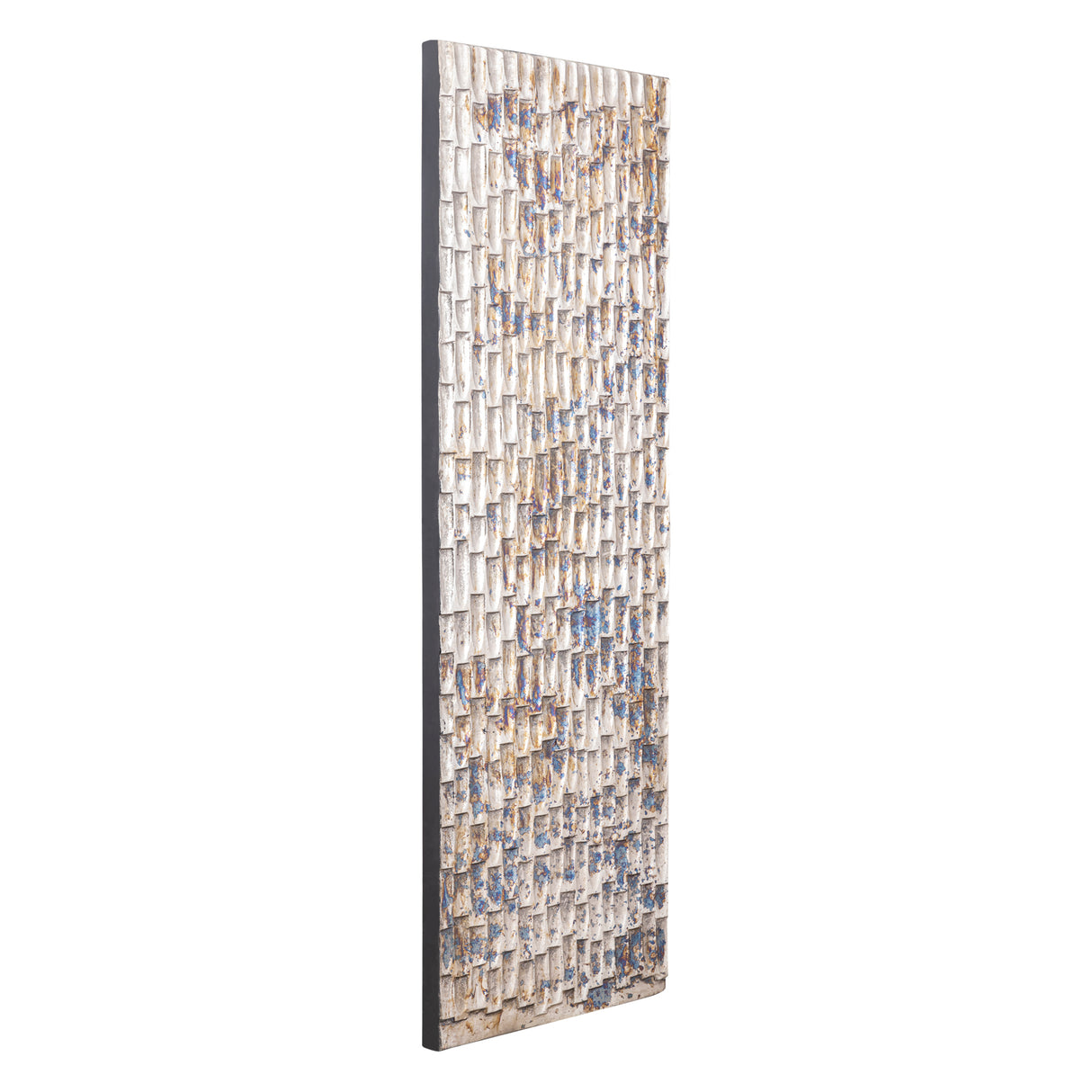 Wandpaneel – Tropfen Muster, MDF Holz, Bronze Farbton, S – Chadwick | PTMD