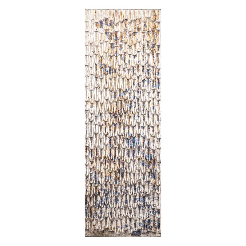 Wandpaneel – Tropfen Muster, MDF Holz, Bronze Farbton, S – Chadwick | PTMD