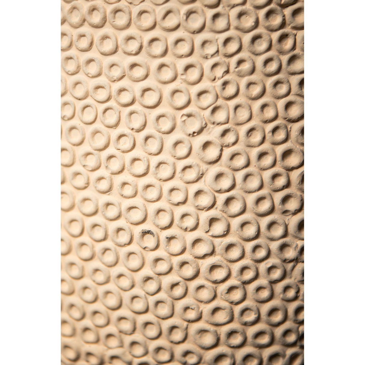 Flowerpot – Cream Color, Dot Pattern Design, Cement Material, XL – Laim | PTMD