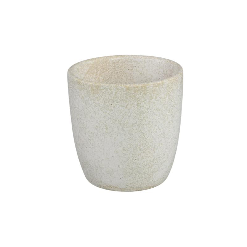 Topf – Glasur Finish, Keramik Material, Modernes Design, Weiß, M - Braxton | PTMD