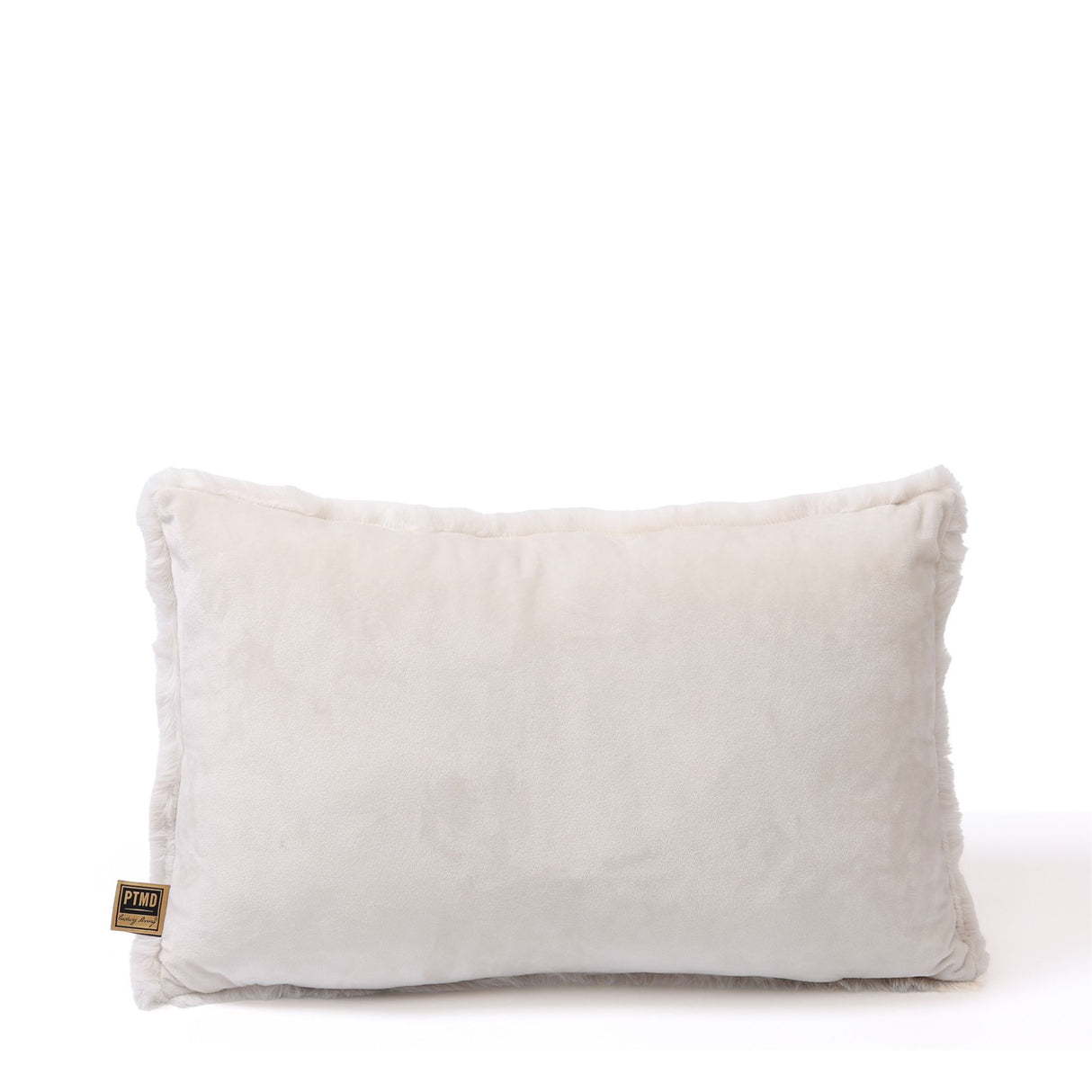Kissen – Kunstfell, Flauschige Haptik, Quadratische Form, Creme – Linde | PTMD