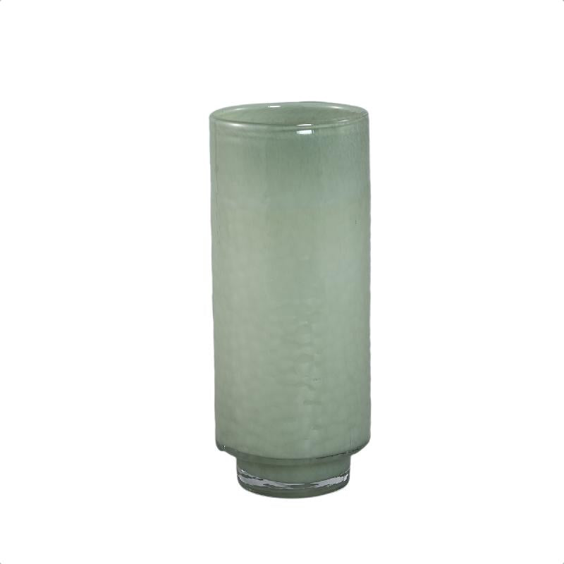 Vase – Mint Green Glass, Round Shape, Straight Foot, L – Hervy | PTMD