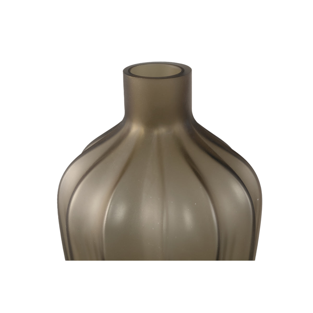 Vase – Green Glass, Smooth Surface, Tall – Aleiya | PTMD