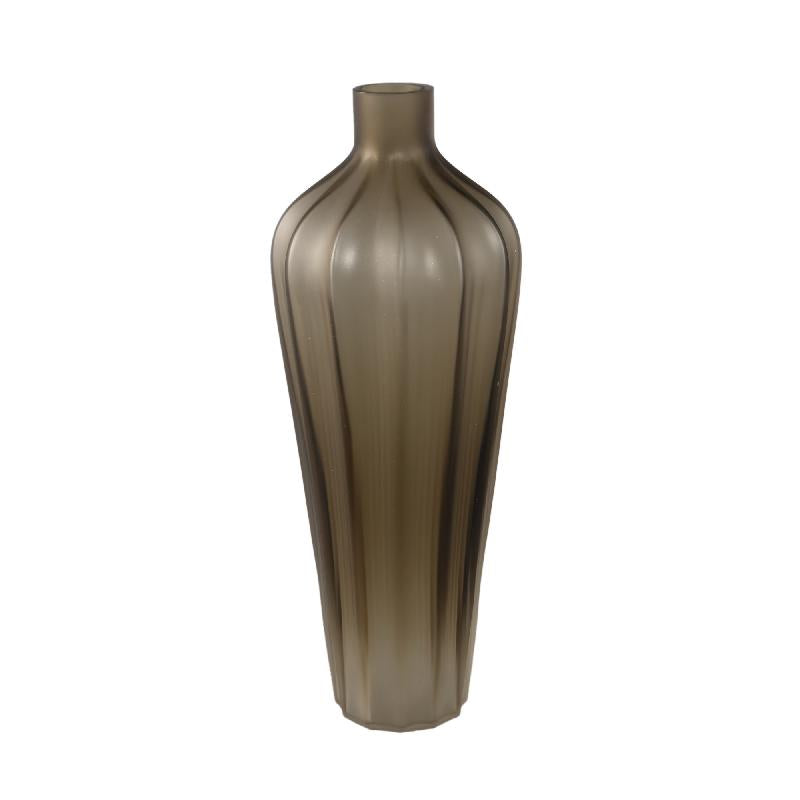 Vase – Green Glass, Smooth Surface, Tall – Aleiya | PTMD