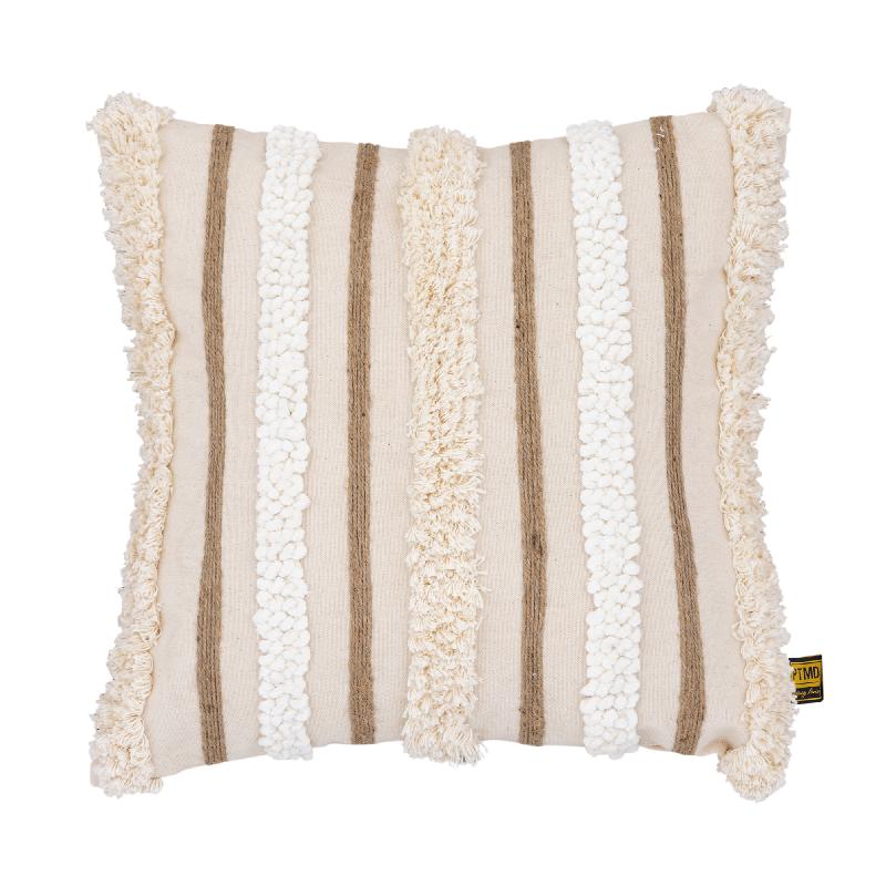 Kissen – Baumwollstoff Weich, Stickerei Detail, Quadratische Form, S – Rashel | PTMD