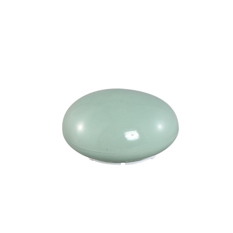 LED-Leuchte – Steinform Design, Aufladbare Funktion, Mintgrüne Farbe, S – Shalon | PTMD
