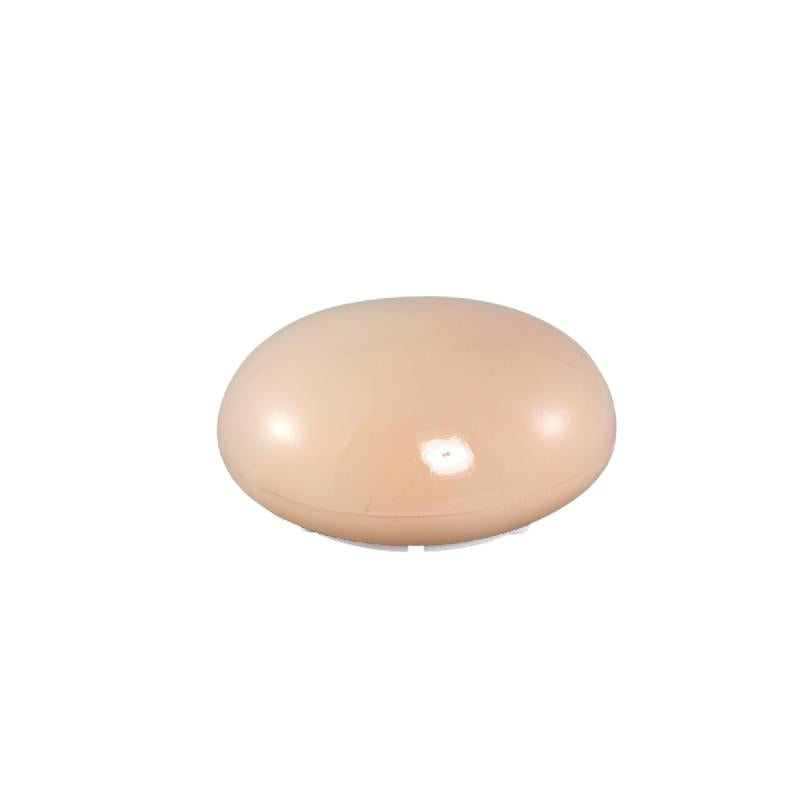 LED-Leuchte – Steinform Design, Aufladbare Funktion, Beige Farbe, S – Shalon | PTMD
