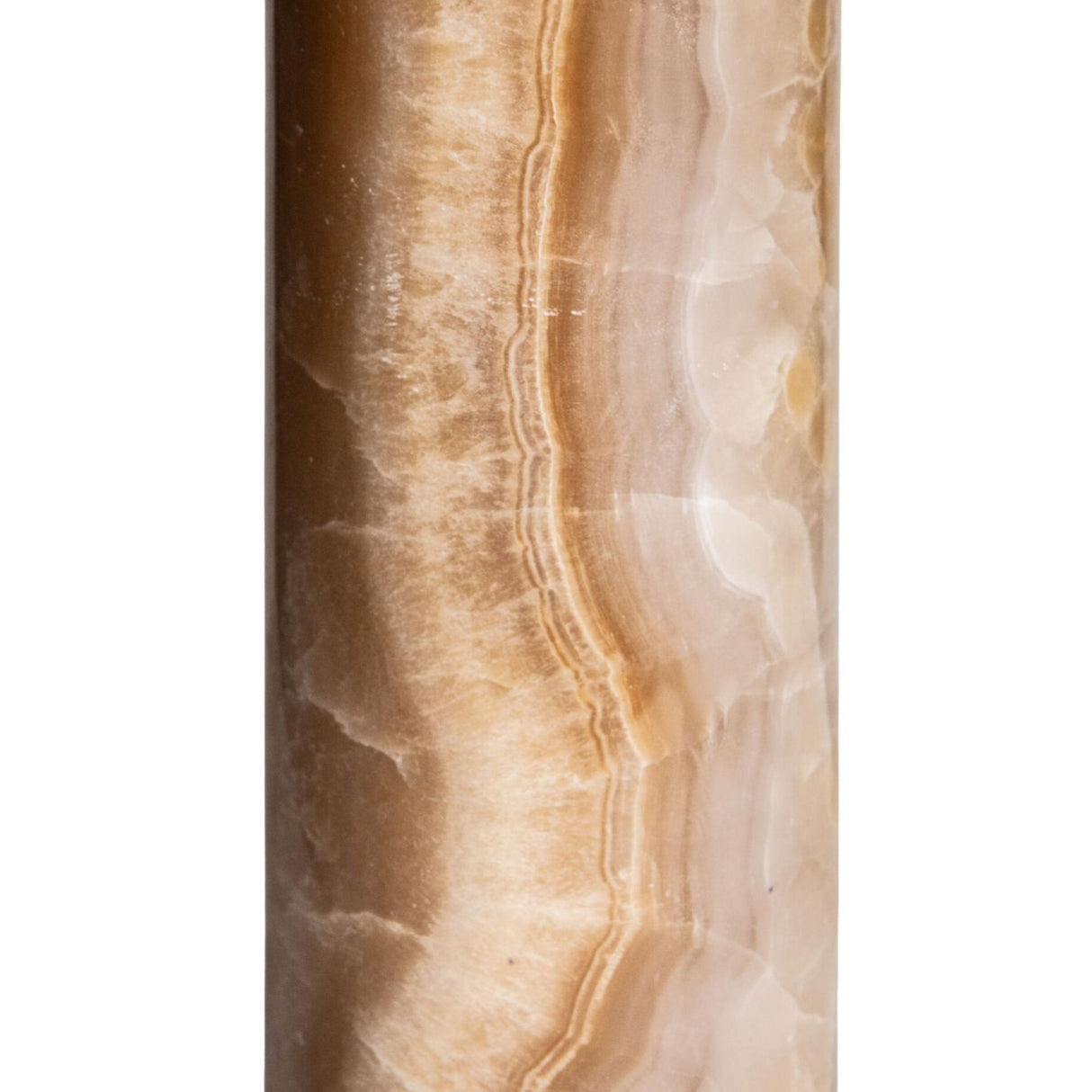 Vase – Onyx Lapis, Runde Form, Elegantes Design, Natur, Niedrig – Aylan | PTMD
