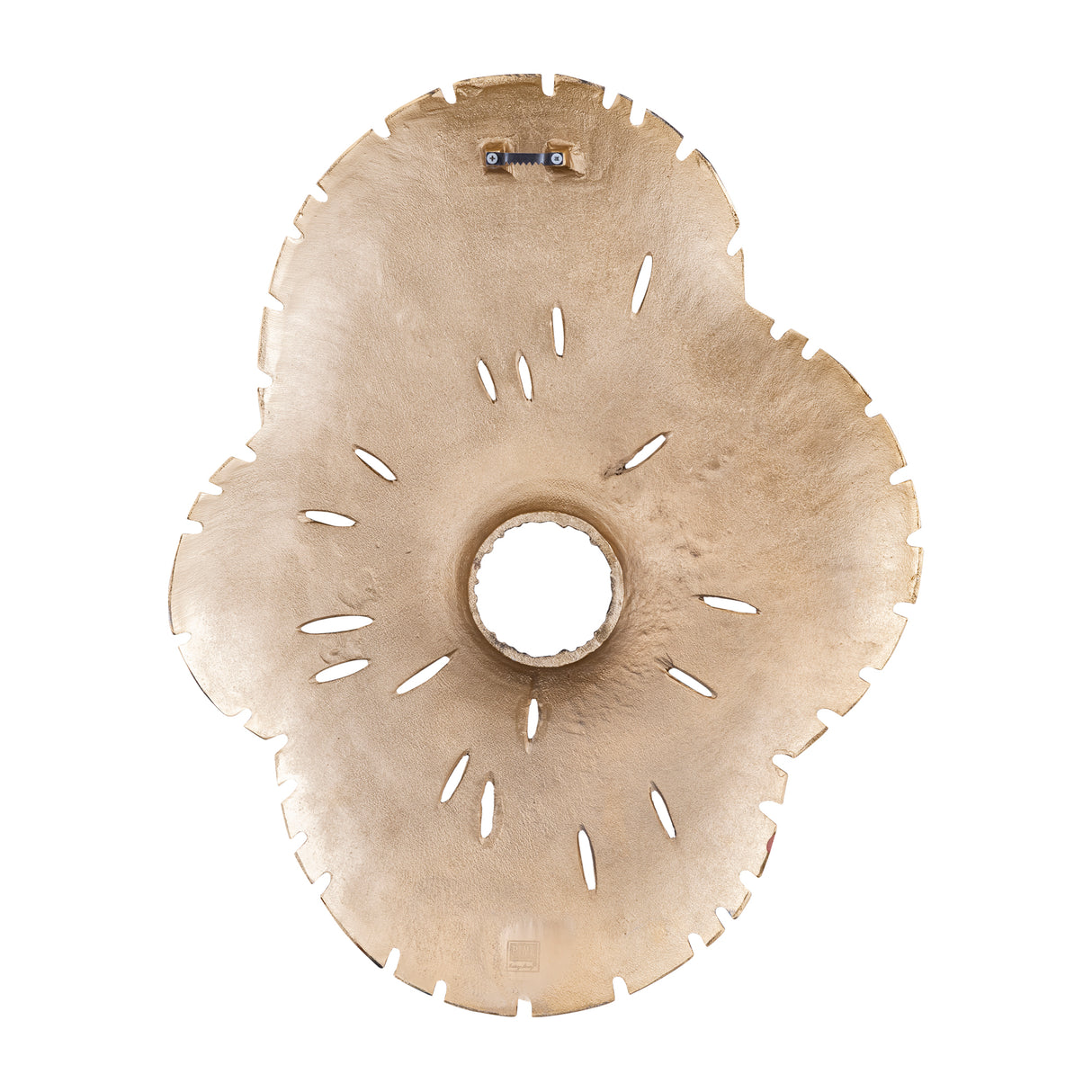 Wandpaneel – Organisches Design, Aluminium Material, Gold, L – Vija | PTMD