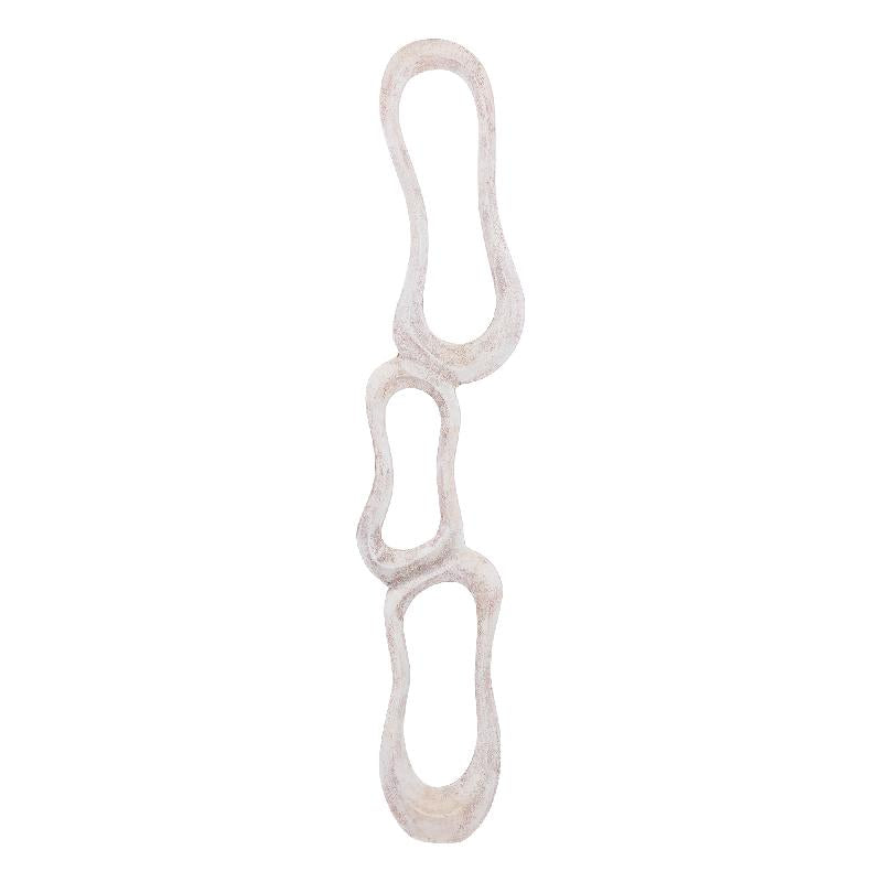 Wandpaneel – Abstraktes Design, Aluminium Material, Beige, L – Camare | PTMD
