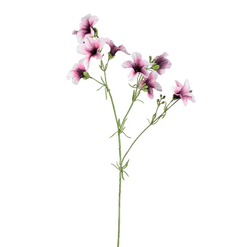 Gartenblume – Violetter Petunienzweig aus Polyestergewebe | PTMD