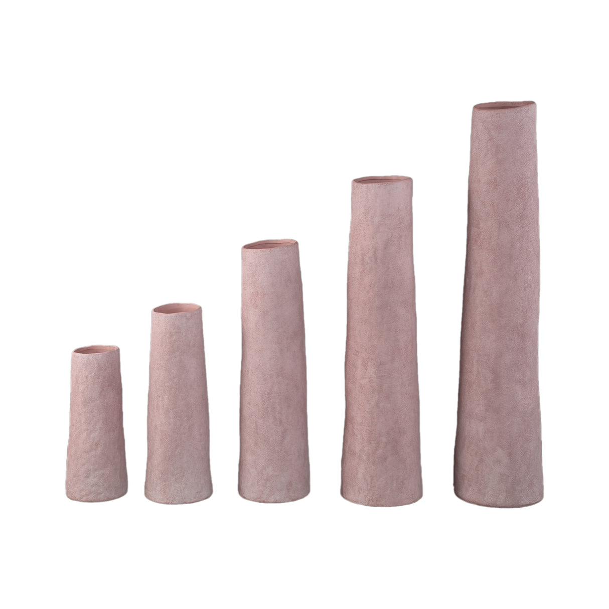 Vase – Straight shape, Pink color, Ceramic material, L – Ardala | PTMD