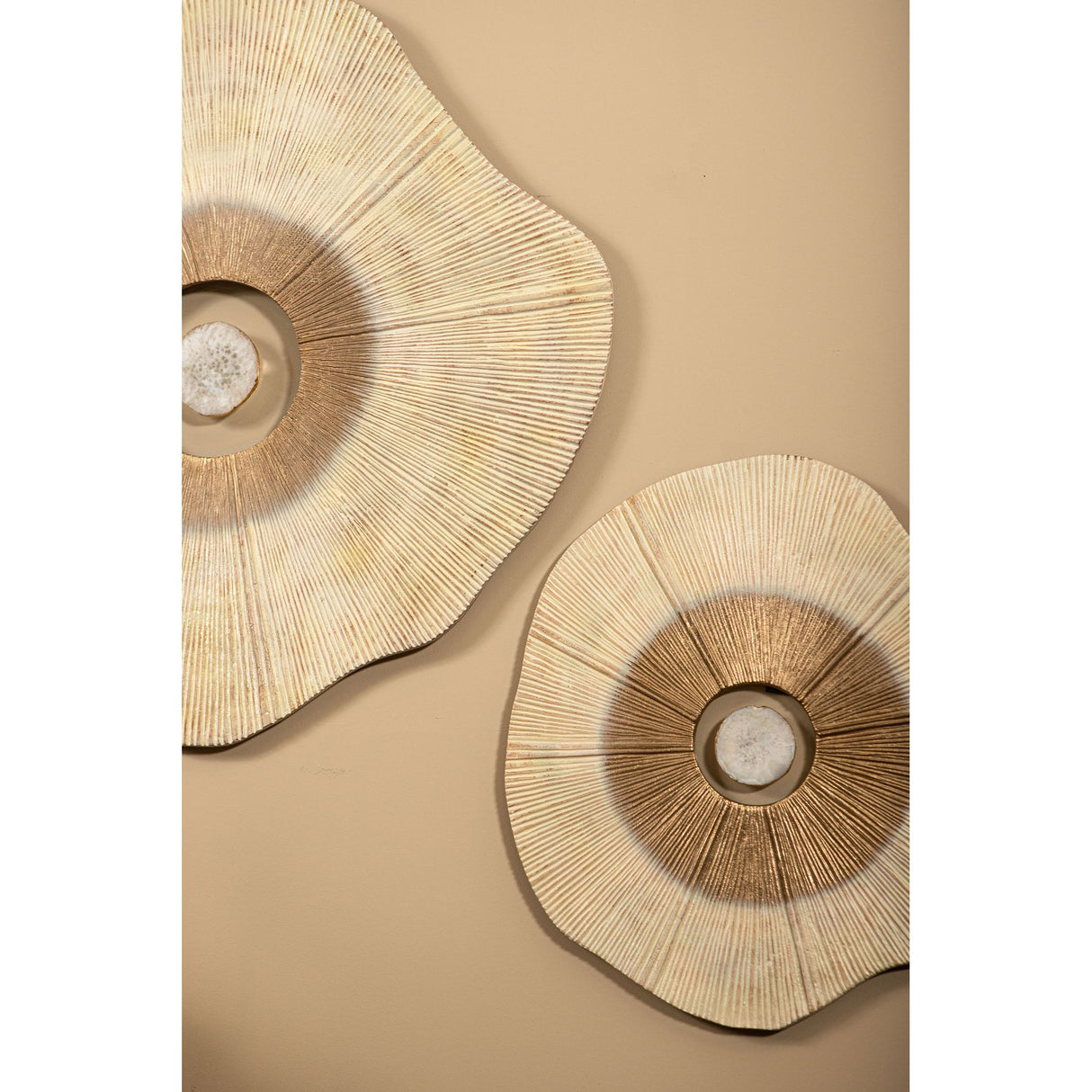 Wandpaneel – Stein Design, Aluminium Material, Beige, S – Rella | PTMD
