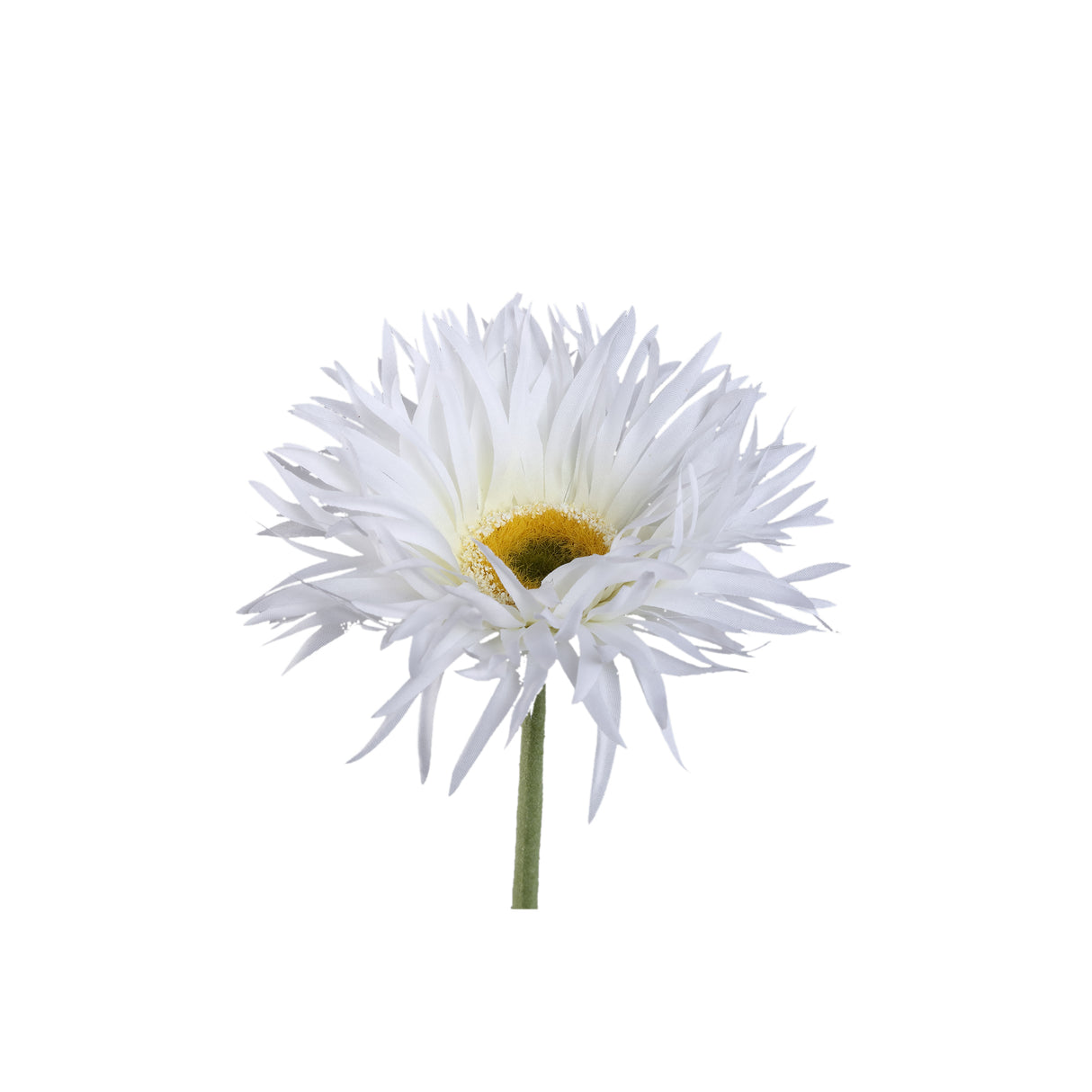 Gartenblume - Weiße Gerbera, Polyesterstoff, Eisenmetall, Kunststoff | PTMD
