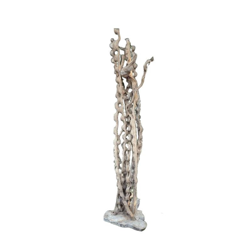 Statue - Holz, Schlangenform, organisches Design, abstrakte Silhouette, Naturton – Ridde | PTMD