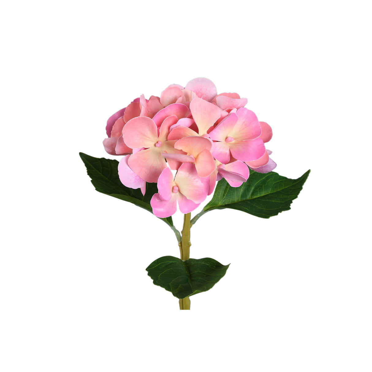 Hortensienblume – Rosa Hortensienzweig aus Polyesterstoff | PTMD
