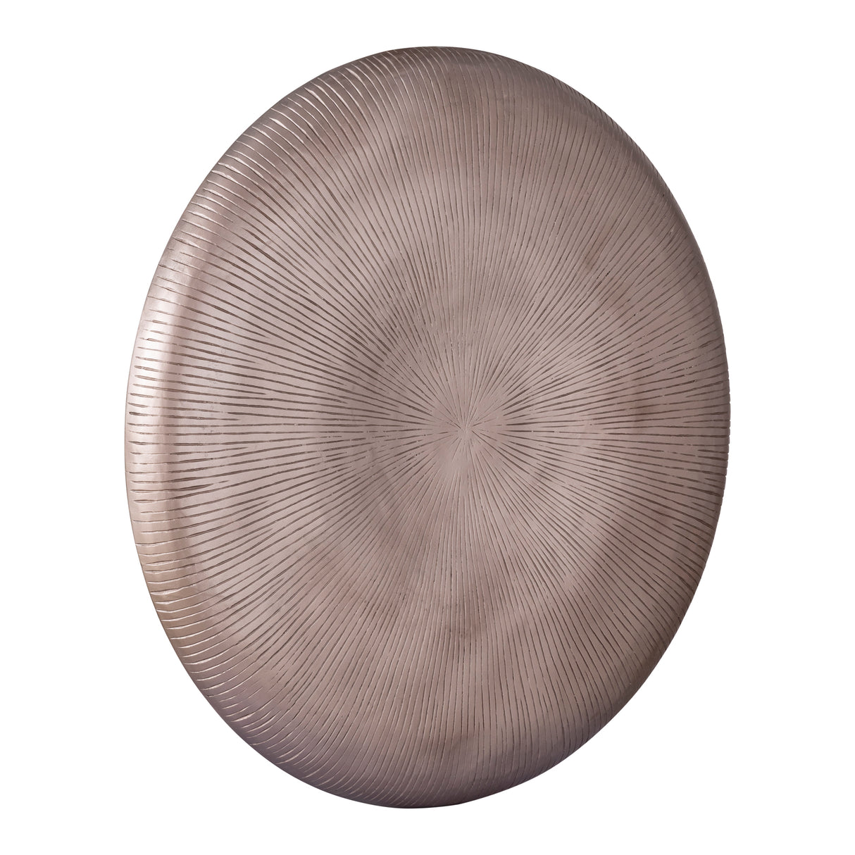 Wandpaneel – Dickes Rundstreifen Design, MDF Konstruktion, Bronze Farbton, Strukturierte Oberfläche, L – Toran | PTMD