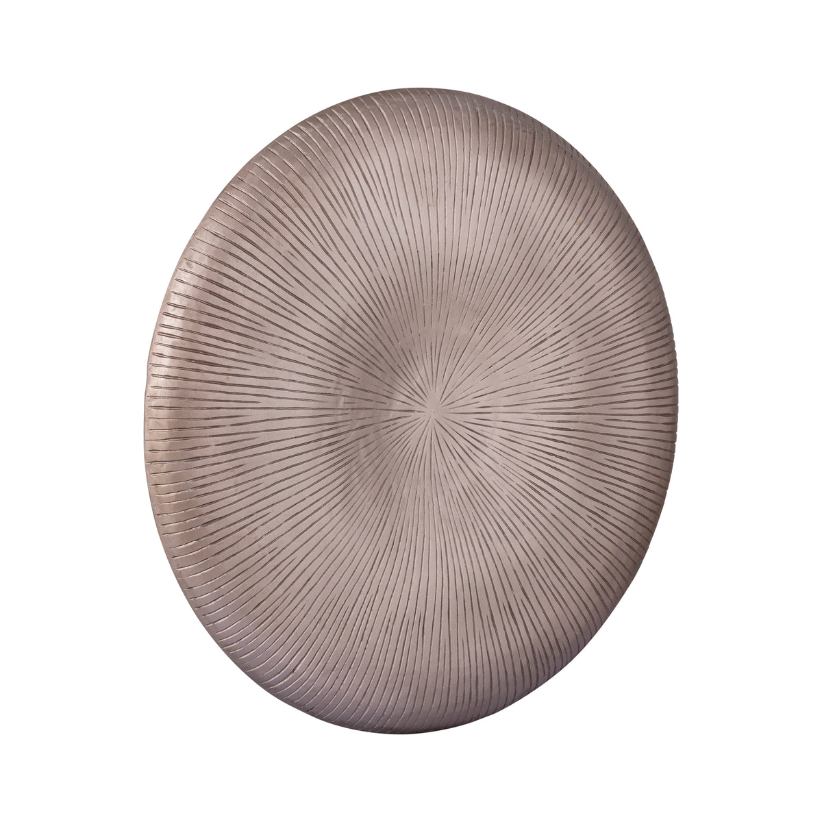 Wandpaneel – Dickes Rundstreifen Design, MDF Konstruktion, Bronze Farbton, Strukturierte Oberfläche, M – Toran | PTMD