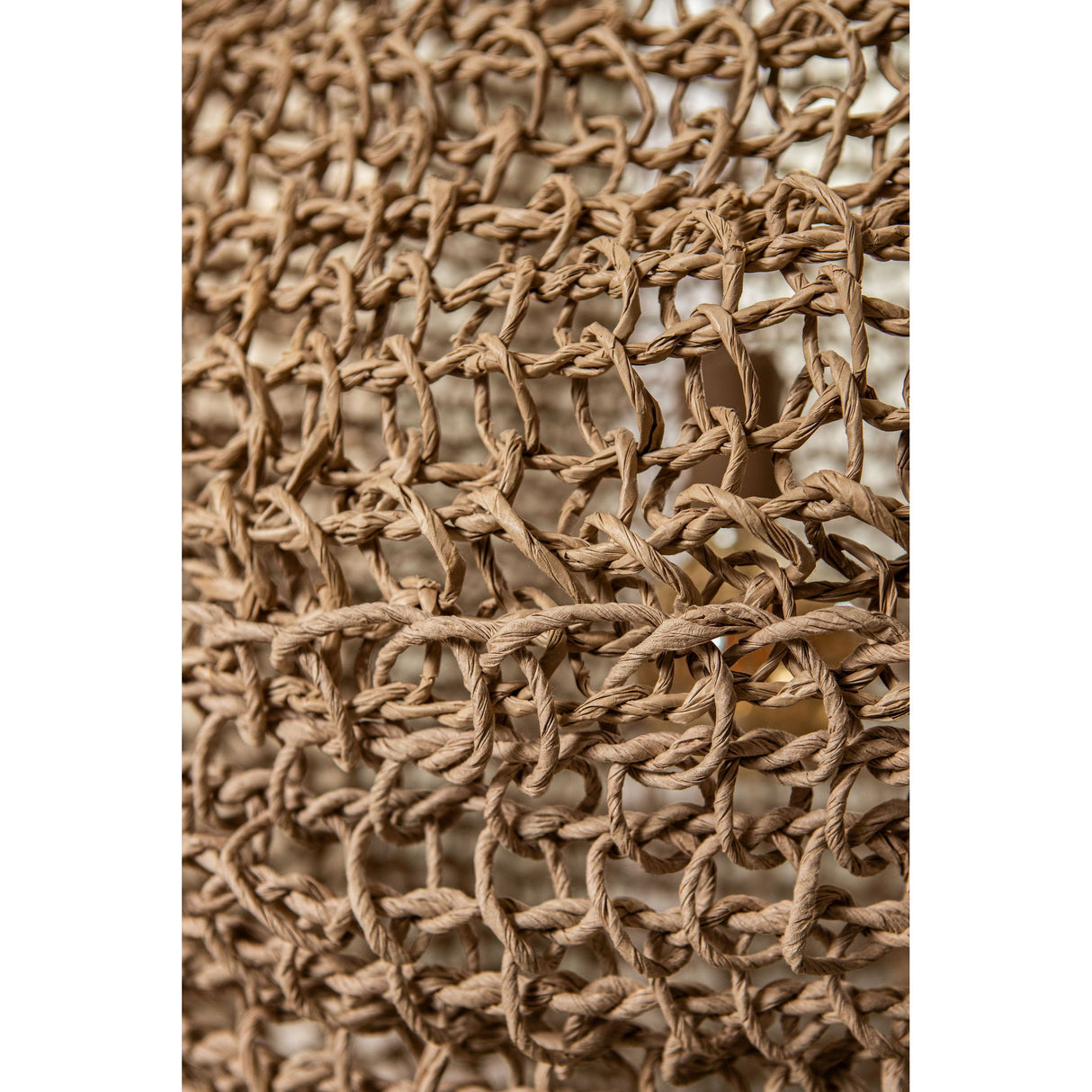 Hängelampe – Seildesign, Offene Form, Papiermaterial, Natur – Dayo | PTMD