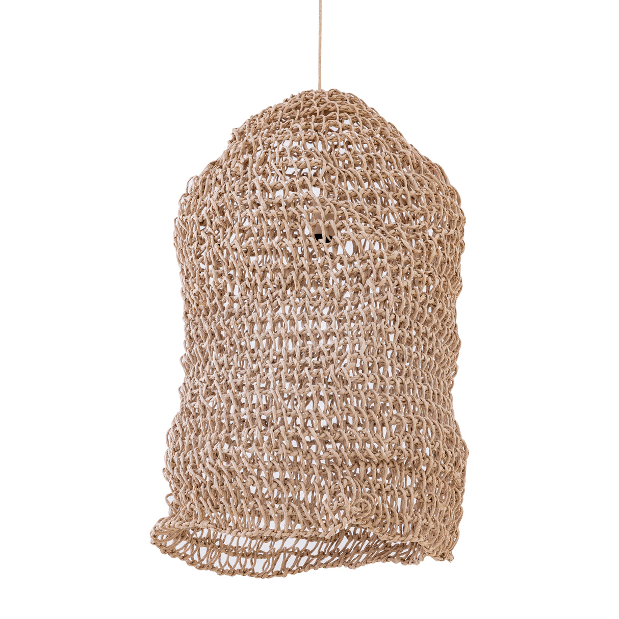 Hängelampe – Seildesign, Offene Form, Papiermaterial, Natur – Dayo | PTMD
