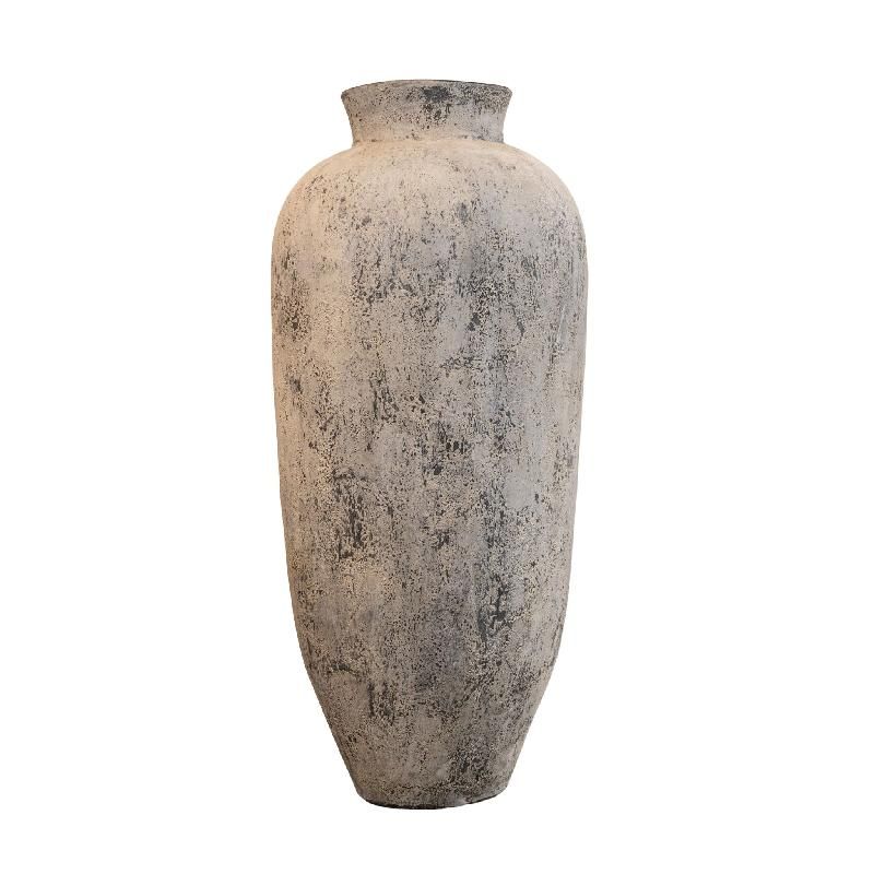 Pot – cream-colored surface, tall shape, jug-look – Gisel | PTMD