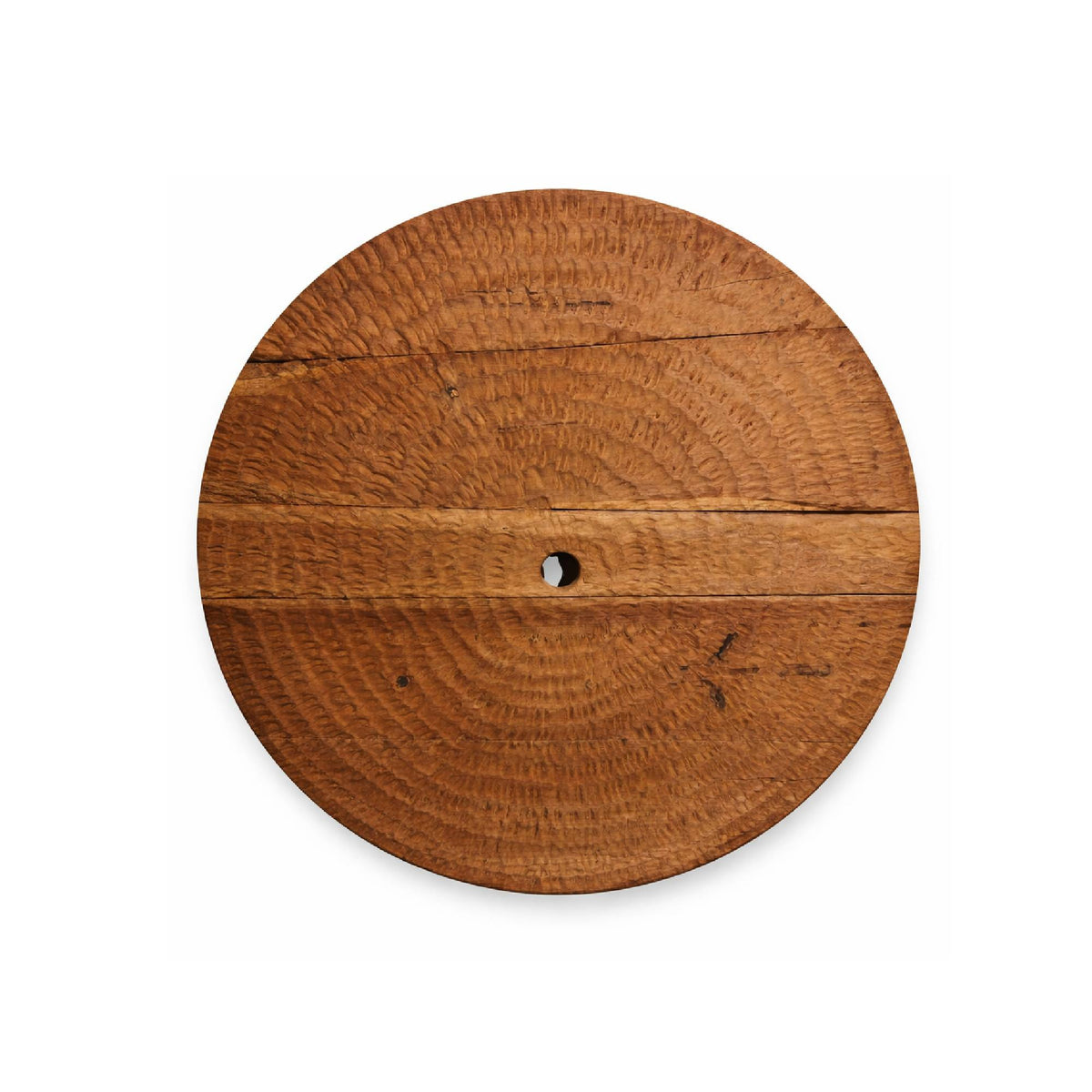 Wandpaneel – Geprägtes Design, Runde Form, Teakholz Material, Natur, L – Roch | PTMD