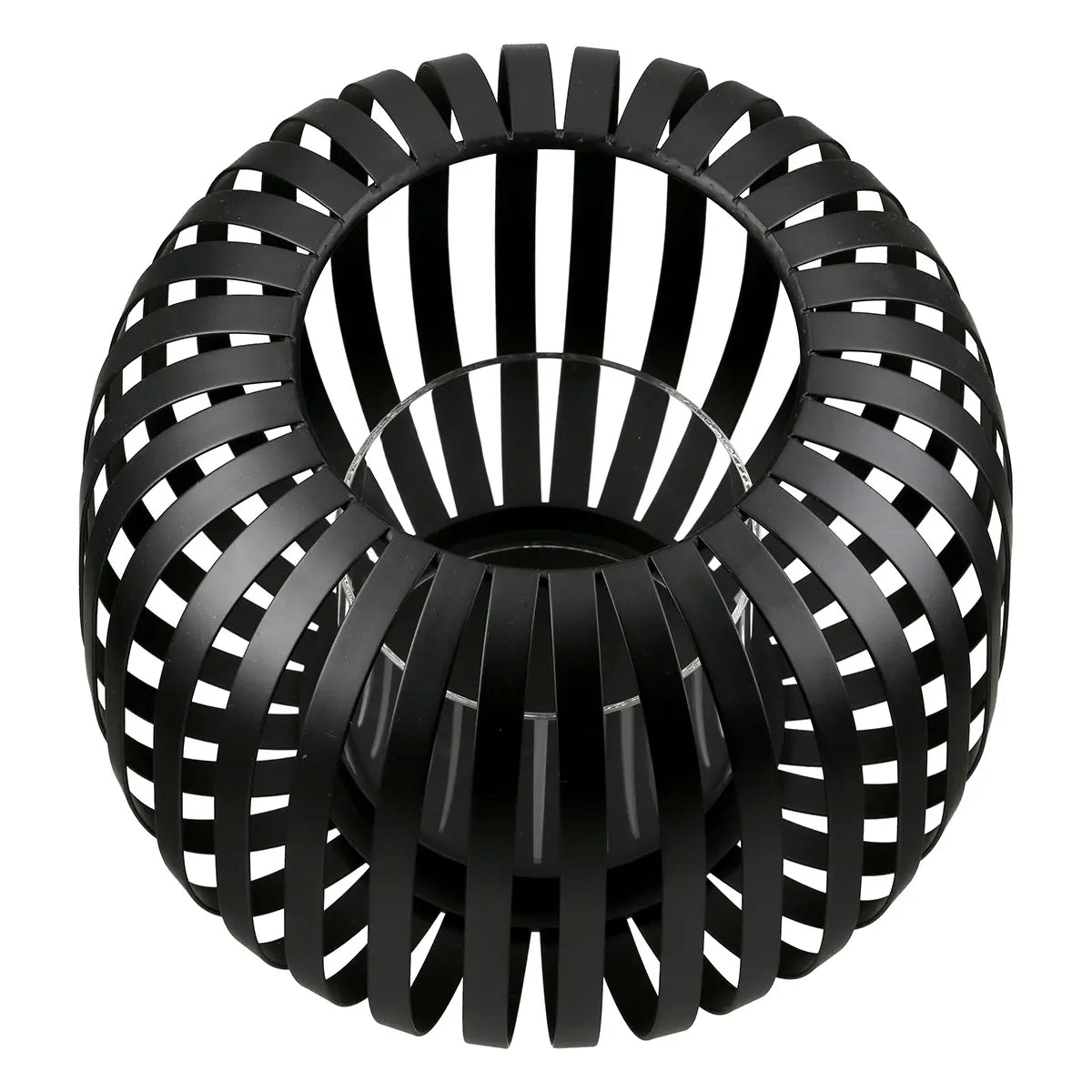 Windlicht – Zeitlose Eleganz, Stimmungsvolles Lichtspiel, Schwarze Akzente, 17 cm - Dogma | Gilde