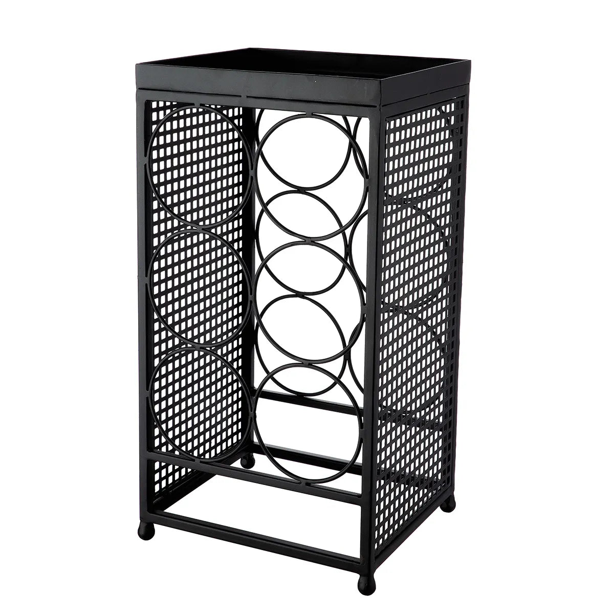 Weinregal – Flaschenhalter Design, Metall Material, Geometrisches Muster - Retino | Gilde