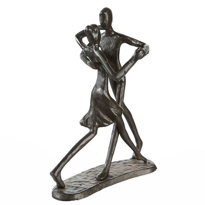 Skulptur – Paarfigur Design, Eisen Material, Tanzende Pose - Dancing | Gilde