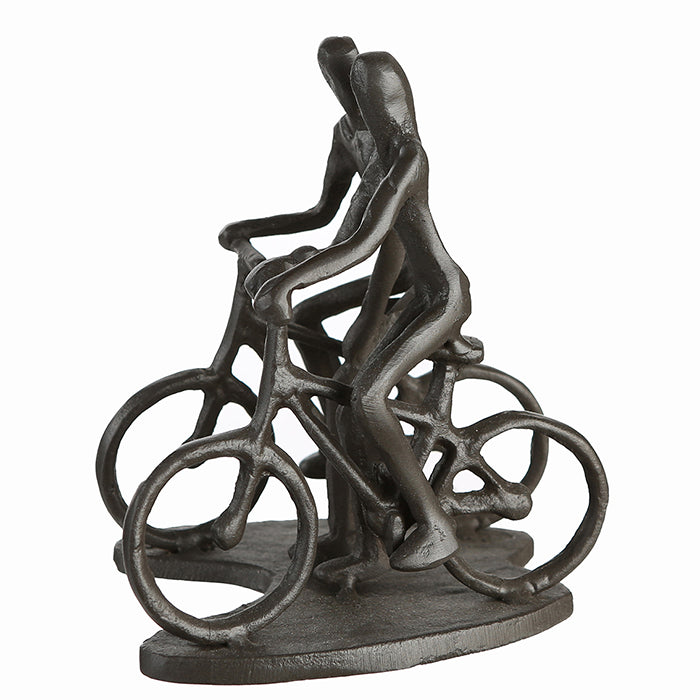 Skulptur – Paarfigur Design, Eisen Material, Fahrradmotiv - Rad Tour | Gilde