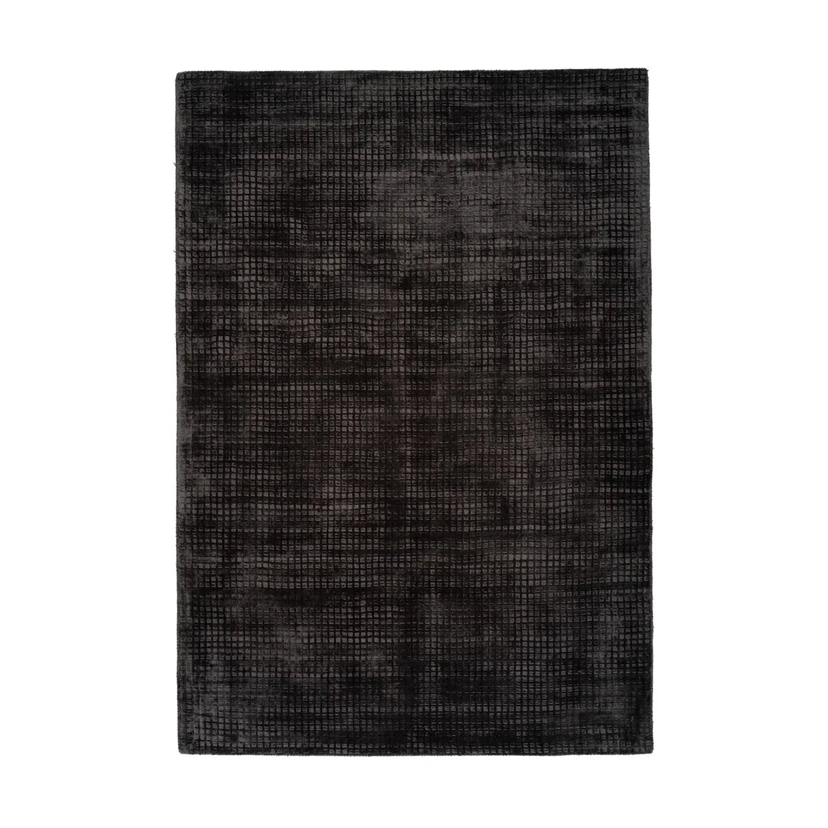 Teppich – Grau Viskose, Weiche Oberfläche, Pflegeleicht Design, 170 cm - Bridget 125 | Kayoom