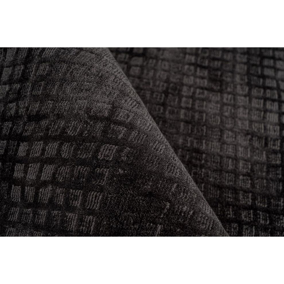 Teppich – Grau Viskose, Weiche Oberfläche, Pflegeleicht Design, 170 cm - Bridget 125 | Kayoom