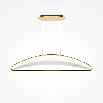 Pendelleuchte Messingfarbenes Metall Bernsteinfarbenes Glas Mehrfachkopf LED 34 W – Breeze | Maytoni - Esszett Luxury | Stilvolles Wohnen mit Charakter