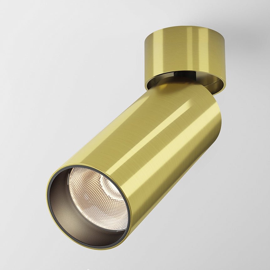 Deckenleuchte Messingfarbene Aluminium - Oberfläche – Focus LED | Maytoni - Esszett Luxury | Stilvolles Wohnen mit Charakter