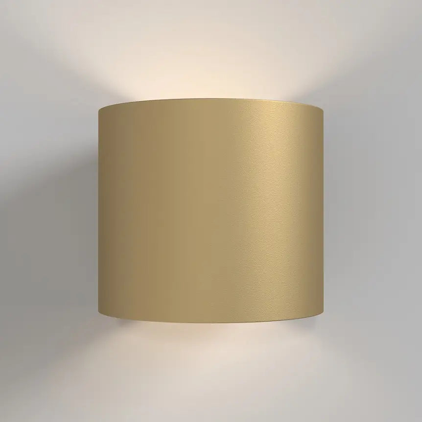Wandleuchte – Mattgold Aluminium, G9 Fassung, IP20 Schutz, Ø10 cm - Rond | Maytoni