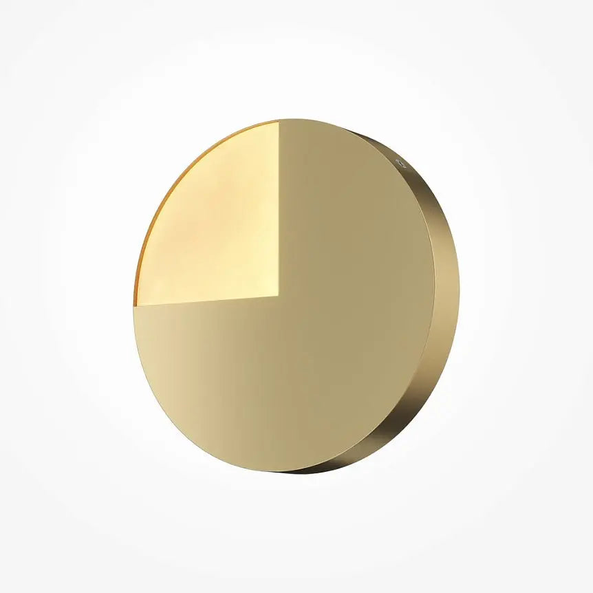 Wall light, brushed brass finish, matt acrylic diffuser, integrated 8 W LED 3000 K – Jupiter | Maytoni