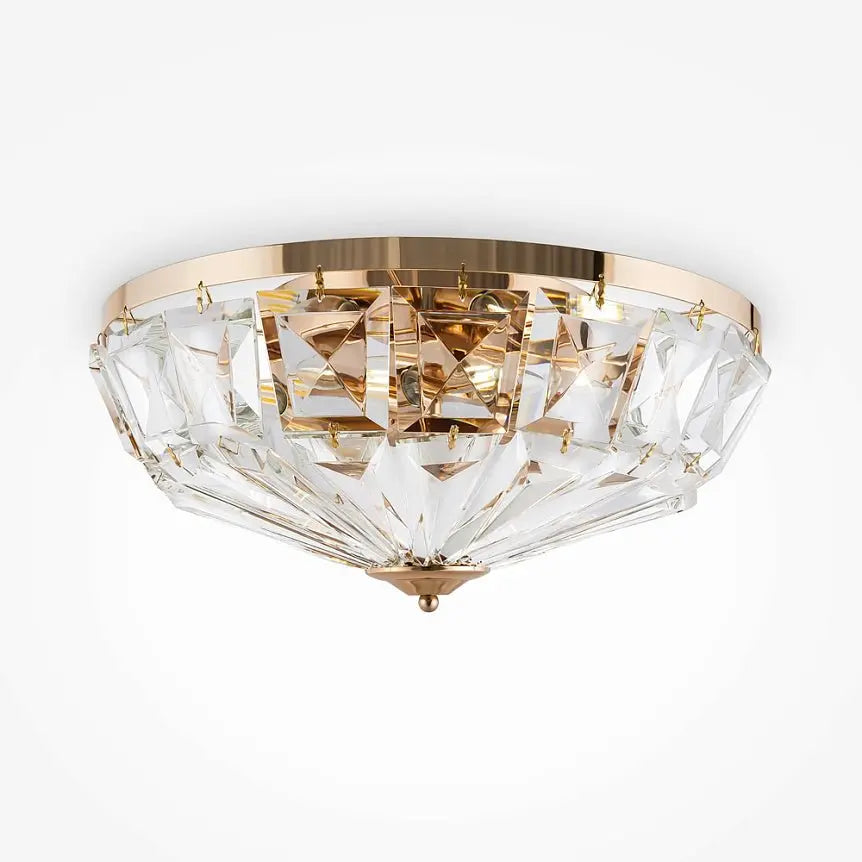 Ceiling lamp Gold Crystal Facets 4× E14 – Facet | Maytoni