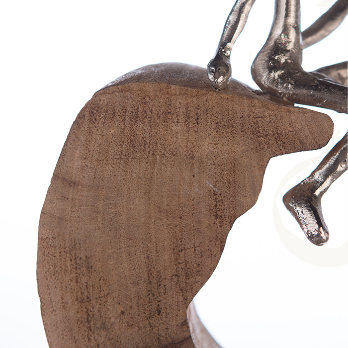 Skulptur – Aluminium Figur, Antik Finish, Paar Motiv, 27cm Höhe - Secure | Gilde