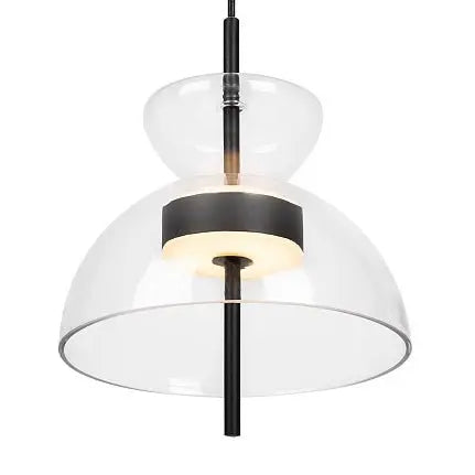 Pendant lamp Matt Black Smoke Grey oval glasses LED 12W 3000K – Bangkok | Maytoni