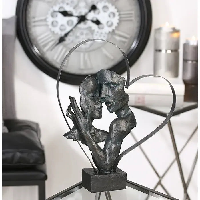 Skulptur – Antike Oberfläche, Bronzene Optik, Symbolisches Herz - Essential | Gilde