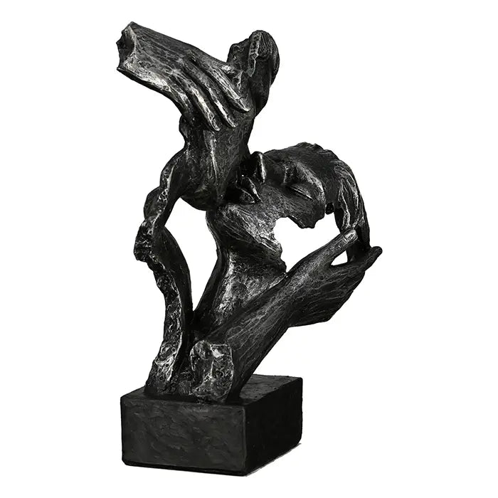 Skulptur – Antike Oberfläche, Paarmotiv, Silberne Akzente - Addiction | Gilde