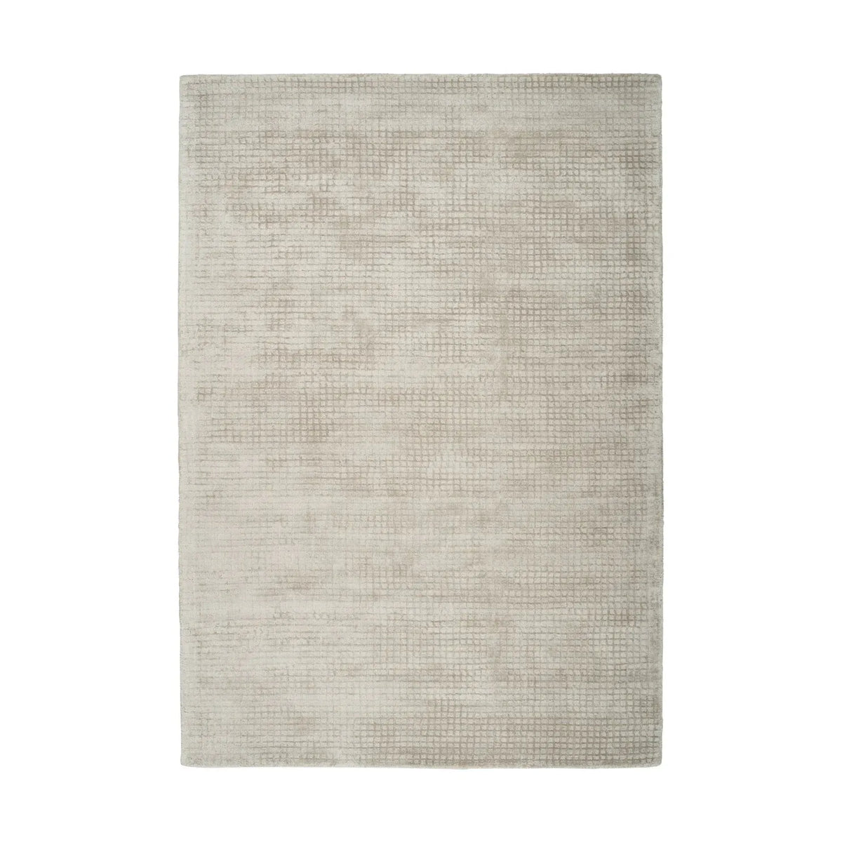 Teppich – Creme Viskose, Weiche Oberfläche, Pflegeleicht Design, 150 cm - Bridget 125 | Kayoom