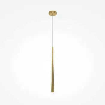 Pendant lamp Compact black-gold housing LED – Cascade | Maytoni