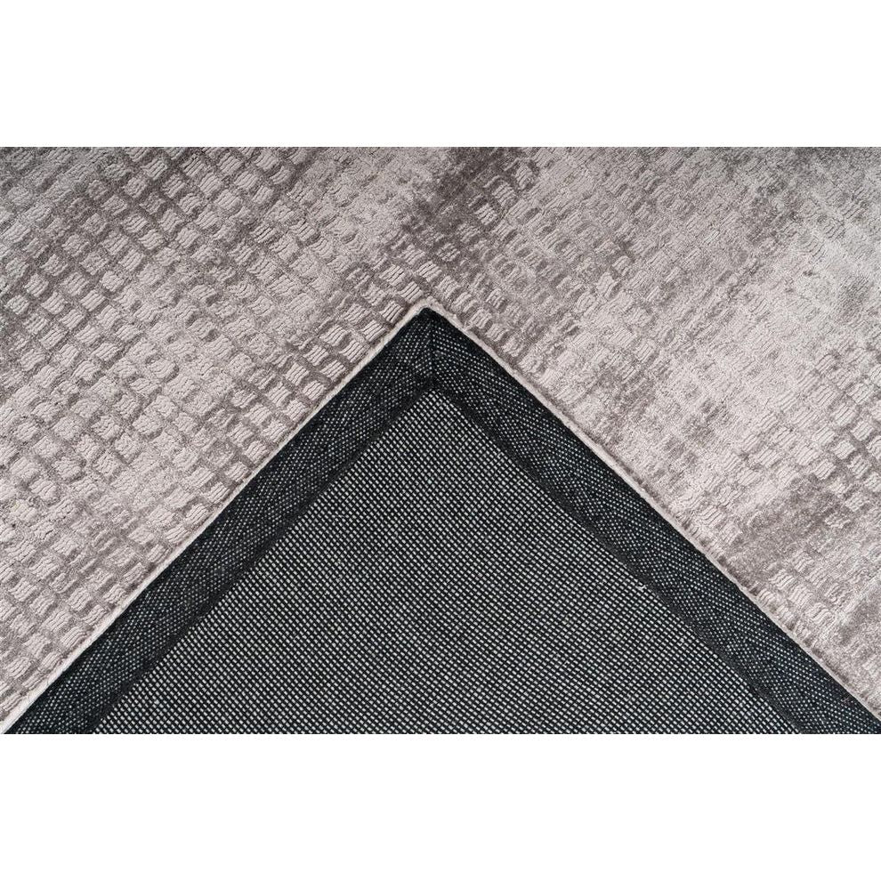 3D Effect Rug, Soft Pile & Viscose Material Taupe – Bridget 125 | Kayoom