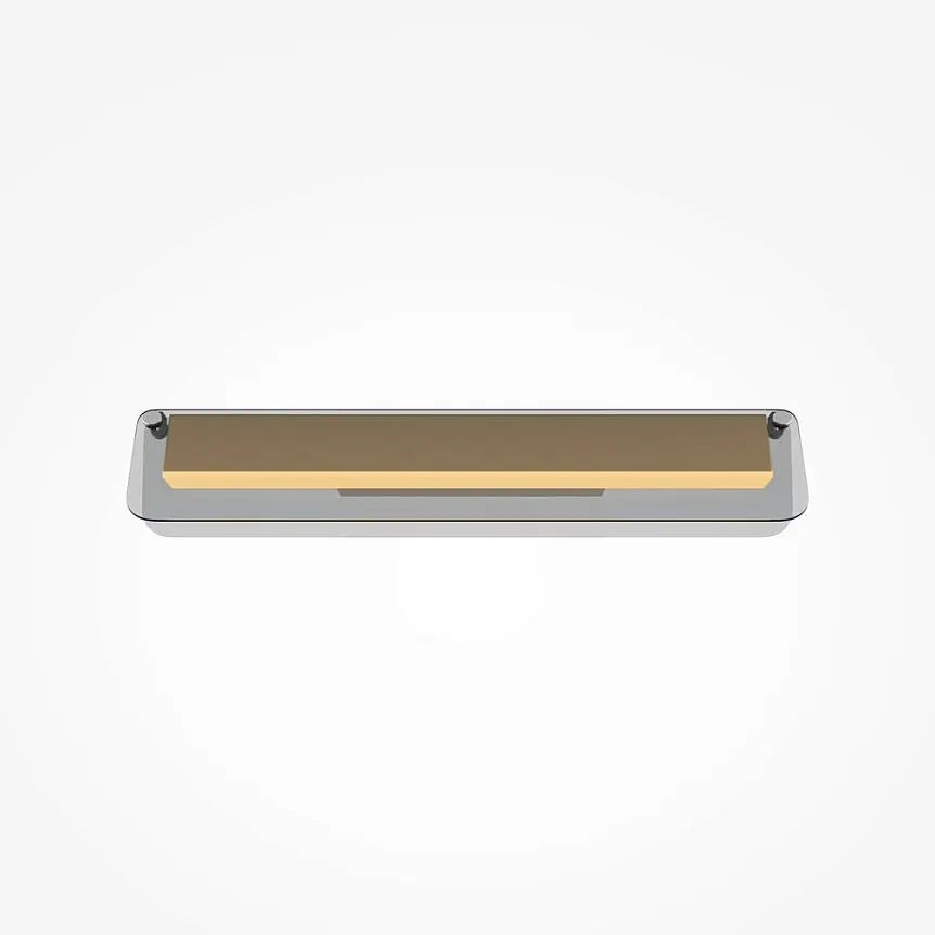 Wall lamp Brushed Brass, Glass Sphere, Integrated LED - Flat | Maytoni