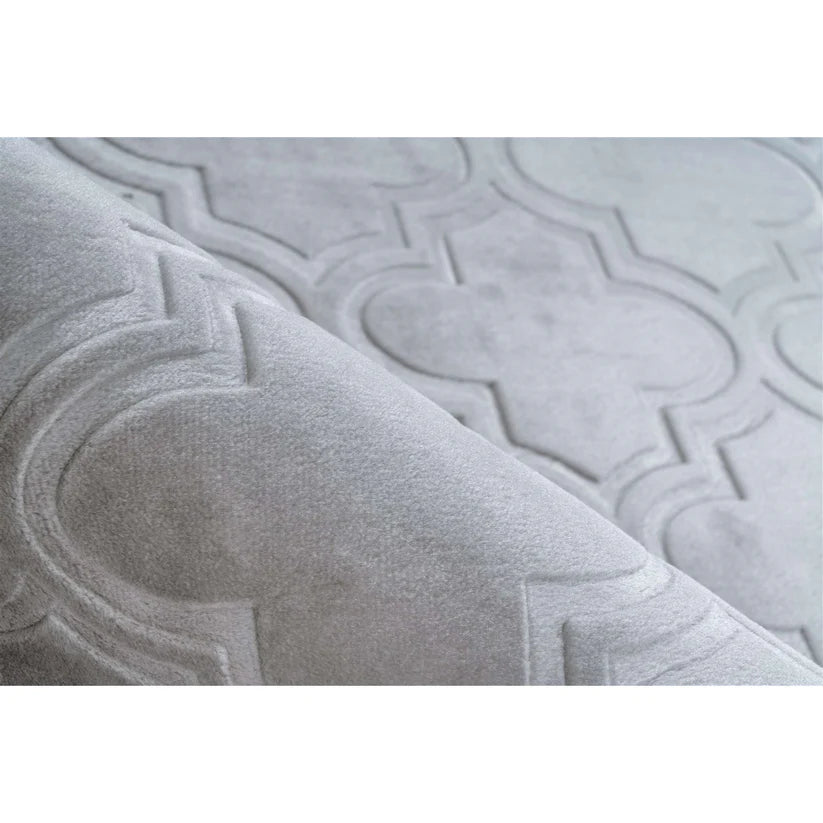Carpet Embossed Pattern Ultra-Soft Plush Feel Non-Slip Backing – Monroe 125 | Kayoom