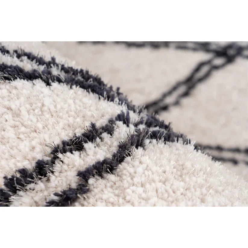 High-Pile Carpet Geometric Structured Pattern Suitable for Underfloor Heating – Orlando 325 | Kayoom