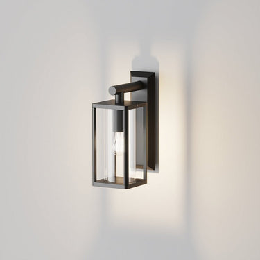 Wandleuchte mit graphitfarbener Aluminiumbasis und klarem Kunststoff - Diffusor – Cell | Maytoni - Esszett Luxury | Stilvolles Wohnen mit Charakter